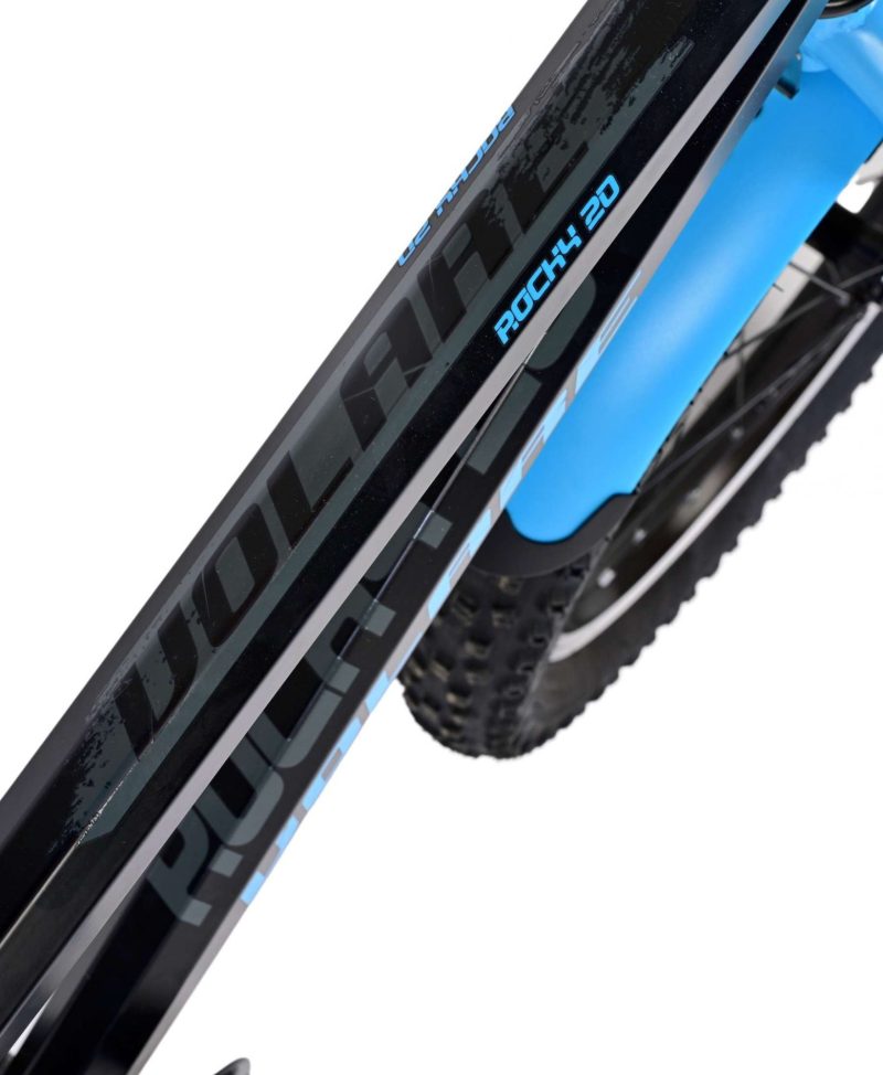 Volare Rocky Kinderfiets - 20 inch - Blauw Zwart - 85% afgemonteerd - 6 speed - Prime Collection