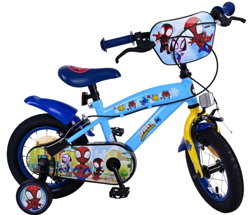 Spidey Kinderfiets - Jongens - 12 inch - Blauw - Twee handremmen