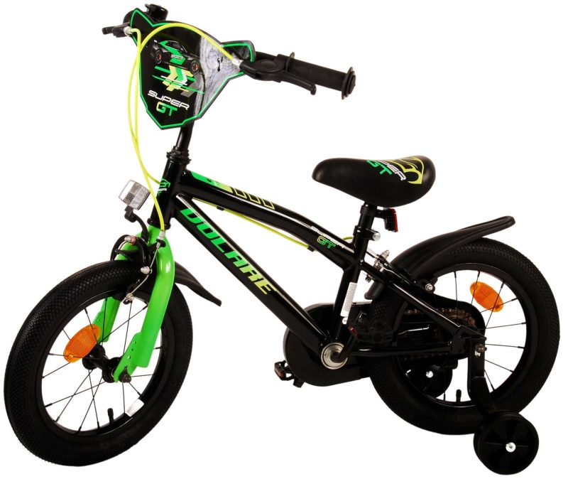 Volare Super GT Kinderfiets - Jongens - 14 inch - Groen - Twee handremmen