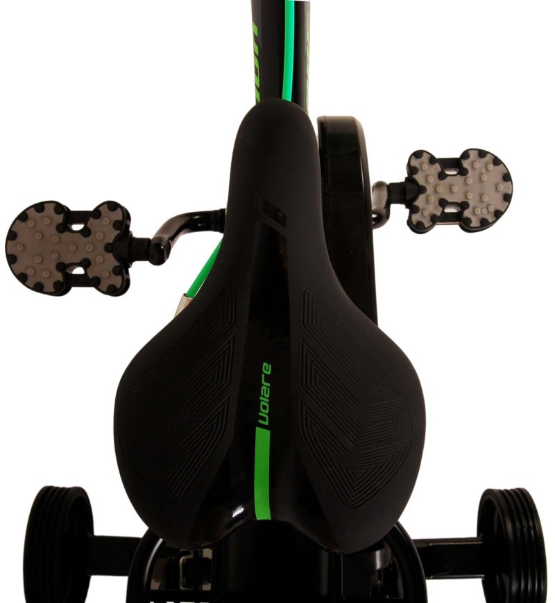 Volare Thombike Kinderfiets - Jongens - 12 inch - Zwart Groen - Twee Handremmen