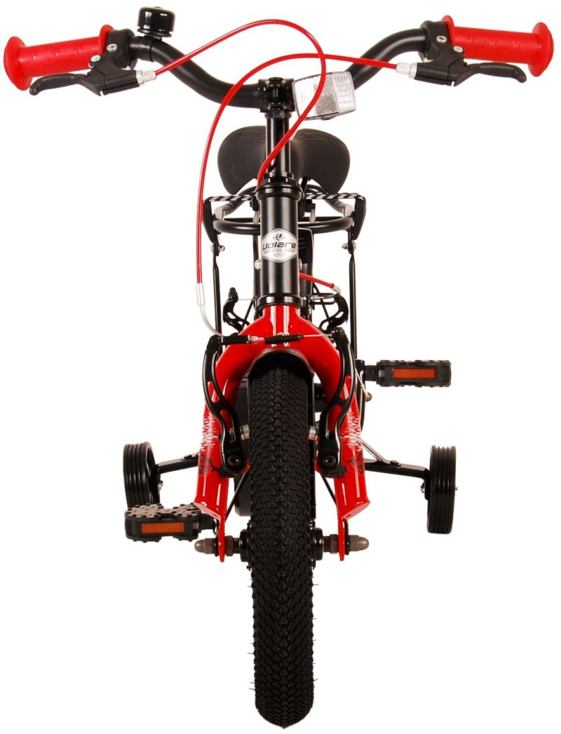 Volare Thombike Kinderfiets - Jongens - 12 inch - Zwart Rood - Twee Handremmen