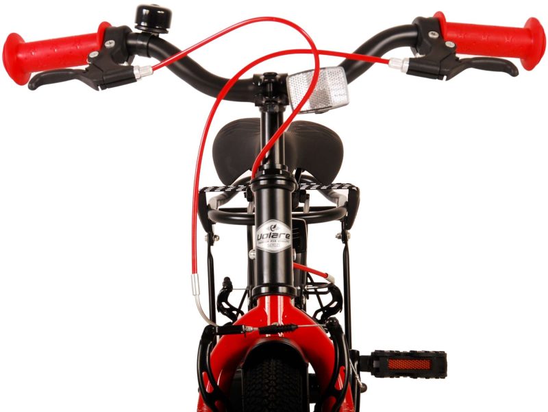 Volare Thombike Kinderfiets - Jongens - 12 inch - Zwart Rood - Twee Handremmen