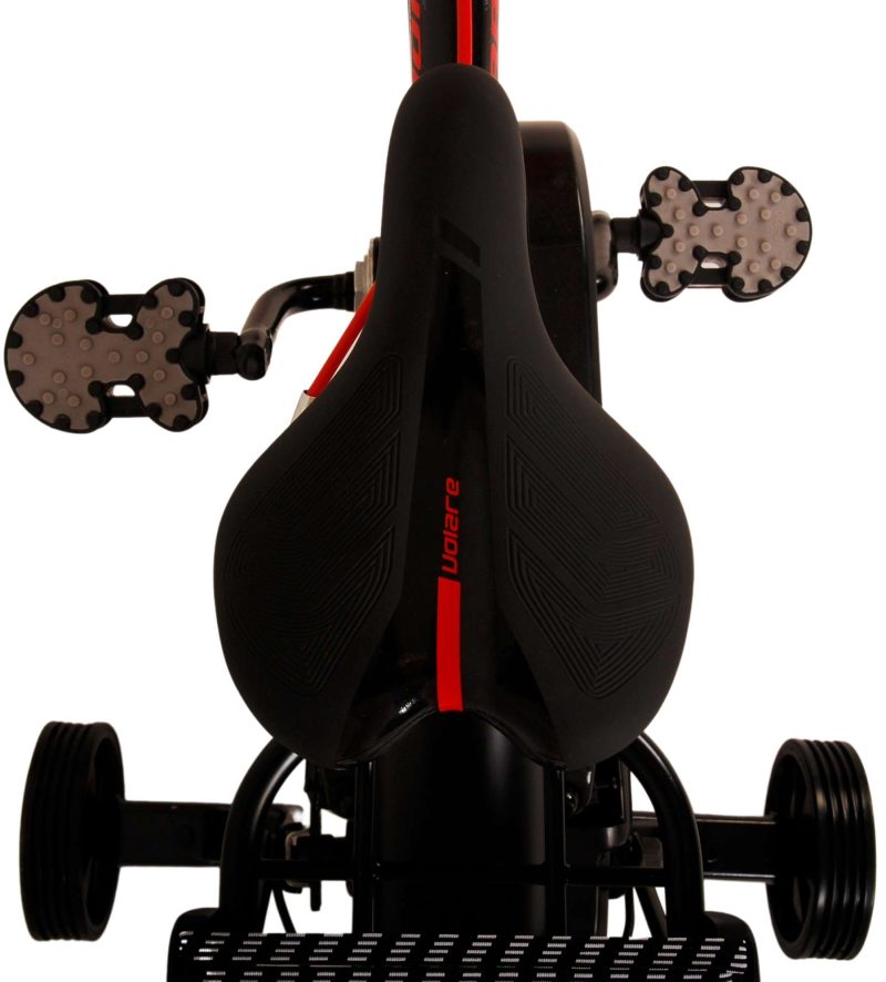 Volare Thombike Kinderfiets - Jongens - 12 inch - Zwart Rood - Twee Handremmen