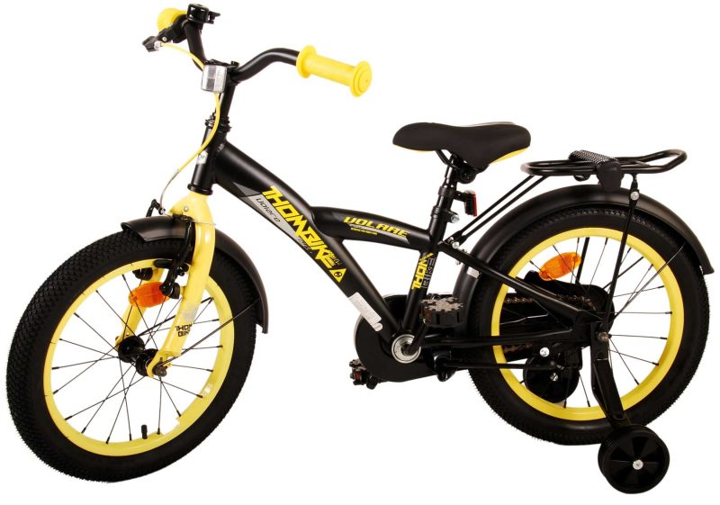 Volare Thombike Kinderfiets - Jongens - 16 inch - Zwart Geel
