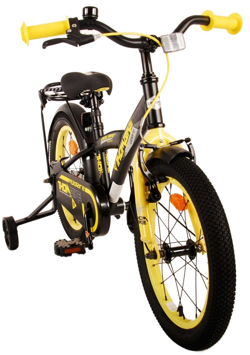 Volare Thombike Kinderfiets - Jongens - 16 inch - Zwart Geel