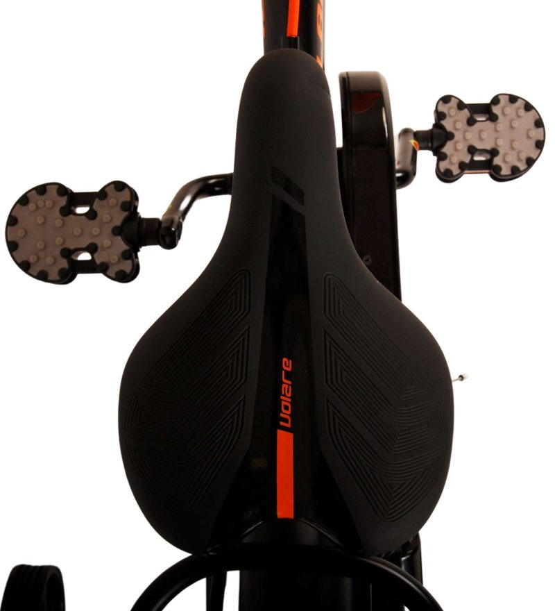 Volare Thombike Kinderfiets - Jongens - 16 inch - Zwart Oranje - Twee Handremmen