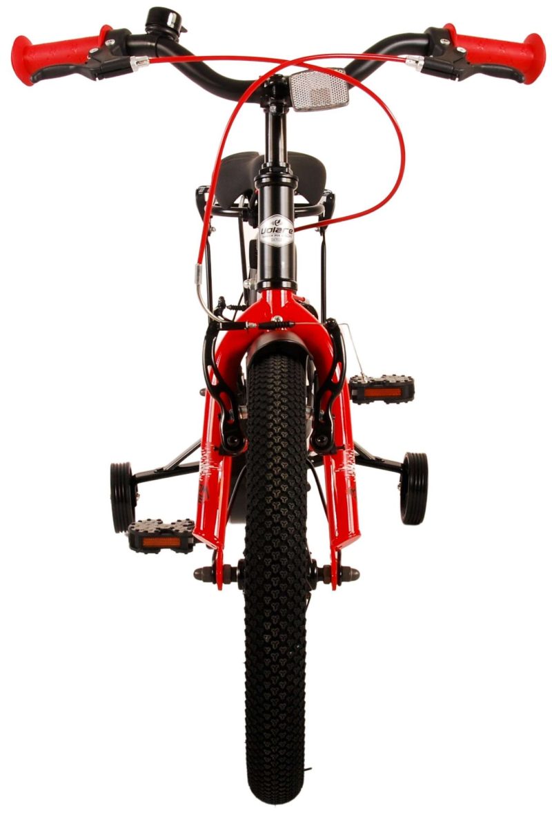 Volare Thombike Kinderfiets - Jongens - 16 inch - Zwart Rood - Twee Handremmen
