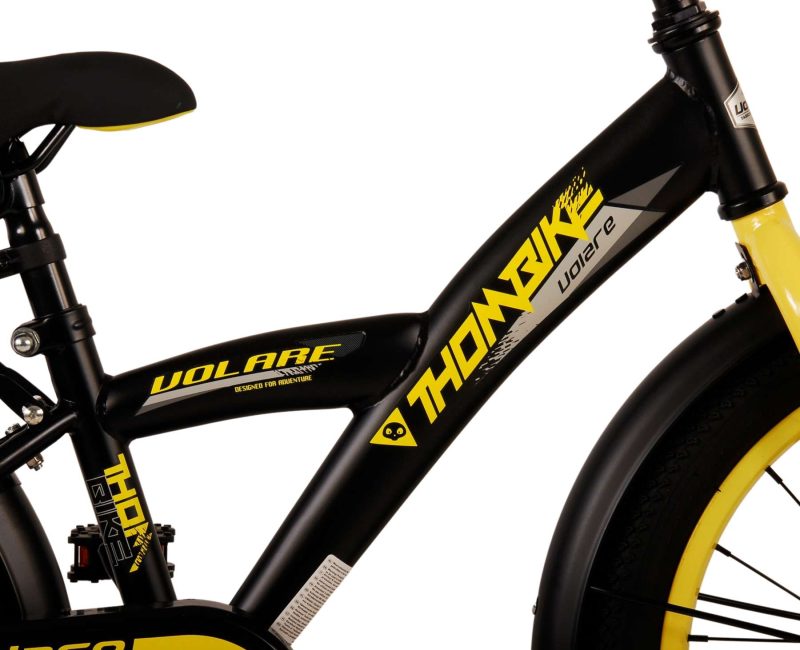 Volare Thombike Kinderfiets - Jongens - 18 inch - Zwart Geel