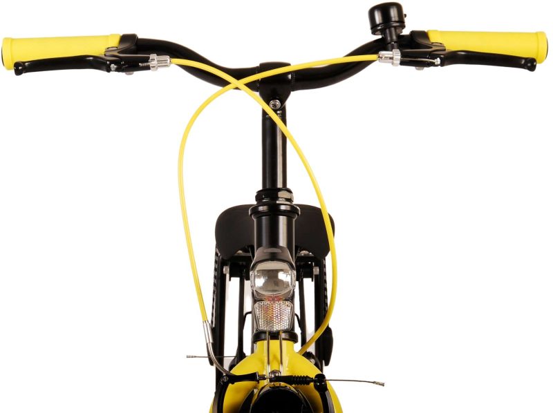 Volare Thombike Kinderfiets - Jongens - 20 inch - Zwart Geel - Twee Handremmen