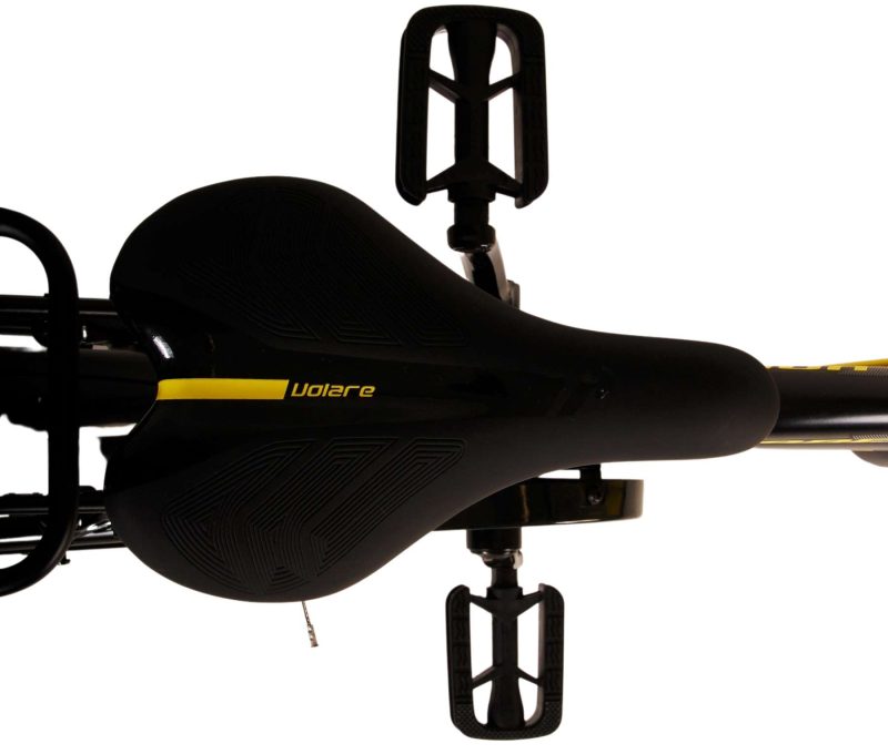 Volare Thombike Kinderfiets - Jongens - 20 inch - Zwart Geel - Twee Handremmen
