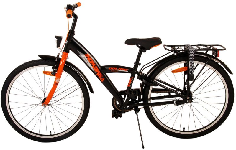 Volare Thombike Kinderfiets - Jongens - 24 inch - Zwart Oranje