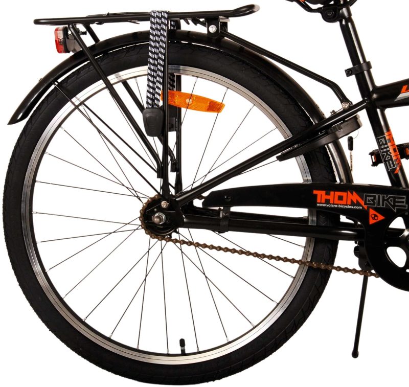 Volare Thombike Kinderfiets - Jongens - 24 inch - Zwart Oranje