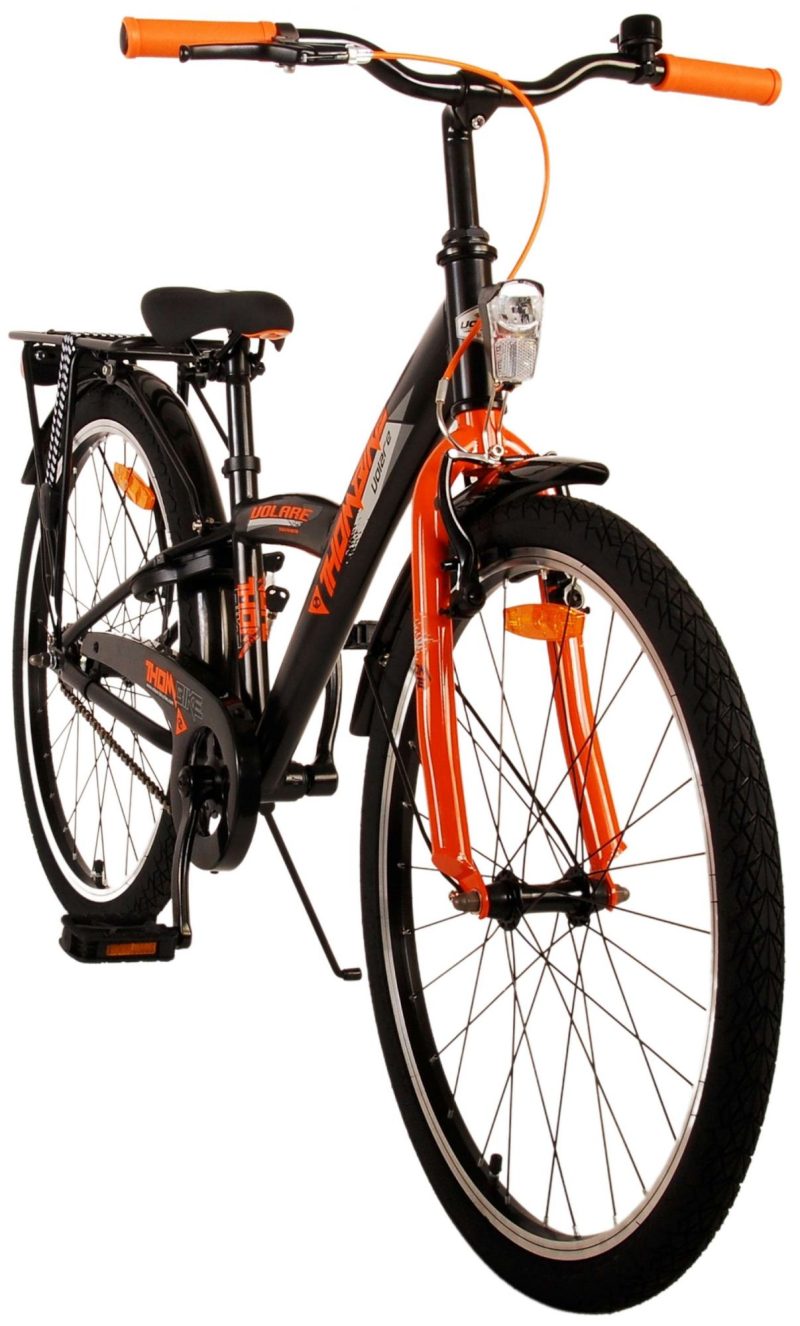 Volare Thombike Kinderfiets - Jongens - 24 inch - Zwart Oranje
