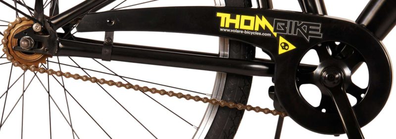 Volare Thombike Kinderfiets - Jongens - 26 inch - Zwart Geel - Twee Handremmen