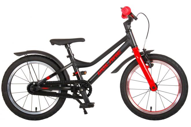 Volare Blaster Kinderfiets - Jongens - 16 inch  - Zwart/Rood - Prime Collection