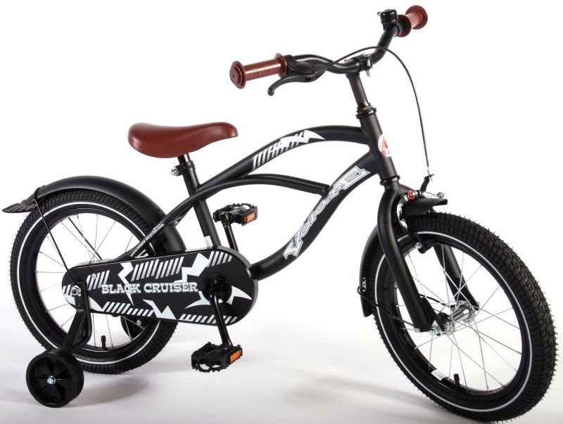 Volare Black Cruiser Kinderfiets - Jongens - 16 inch - Zwart