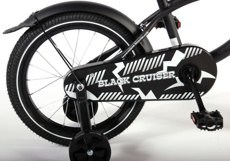Volare Black Cruiser Kinderfiets - Jongens - 16 inch - Zwart