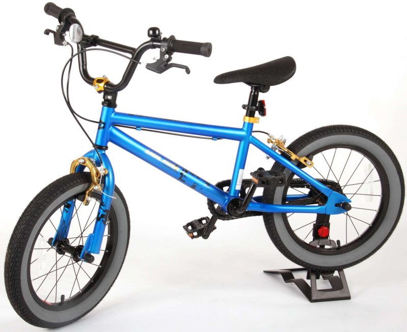 Volare Cool Rider Kinderfiets - Jongens - 16 inch - Blauw - Twee handremmen - 95% afgemonteerd