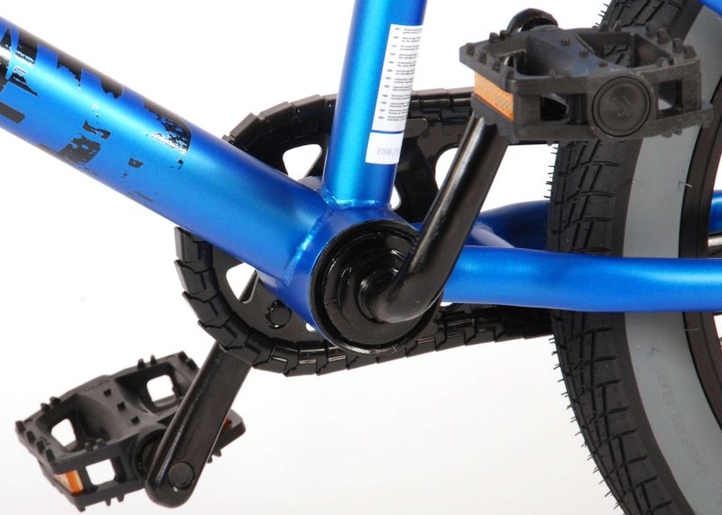 Volare Cool Rider Kinderfiets - Jongens - 16 inch - Blauw - Twee handremmen - 95% afgemonteerd