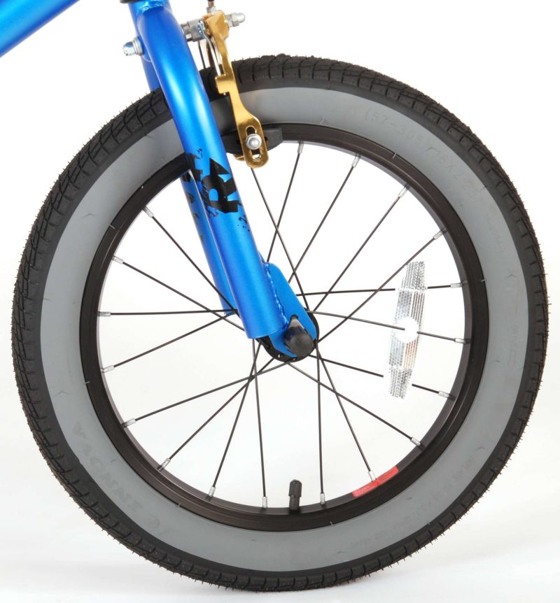 Volare Cool Rider Kinderfiets - Jongens - 16 inch - Blauw - Twee handremmen - 95% afgemonteerd
