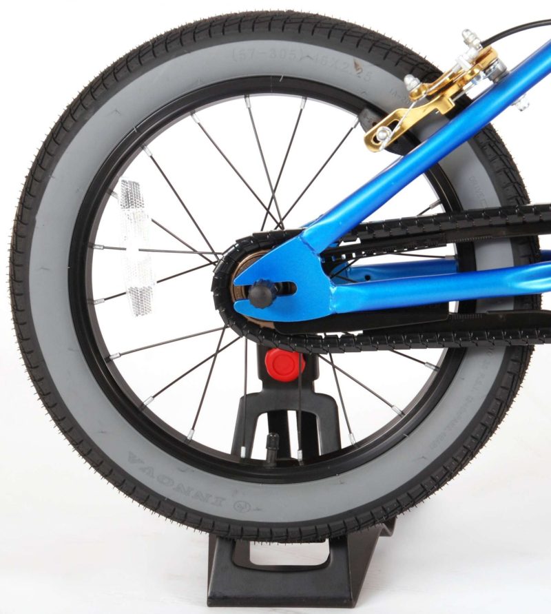 Volare Cool Rider Kinderfiets - Jongens - 16 inch - Blauw - Twee handremmen - 95% afgemonteerd