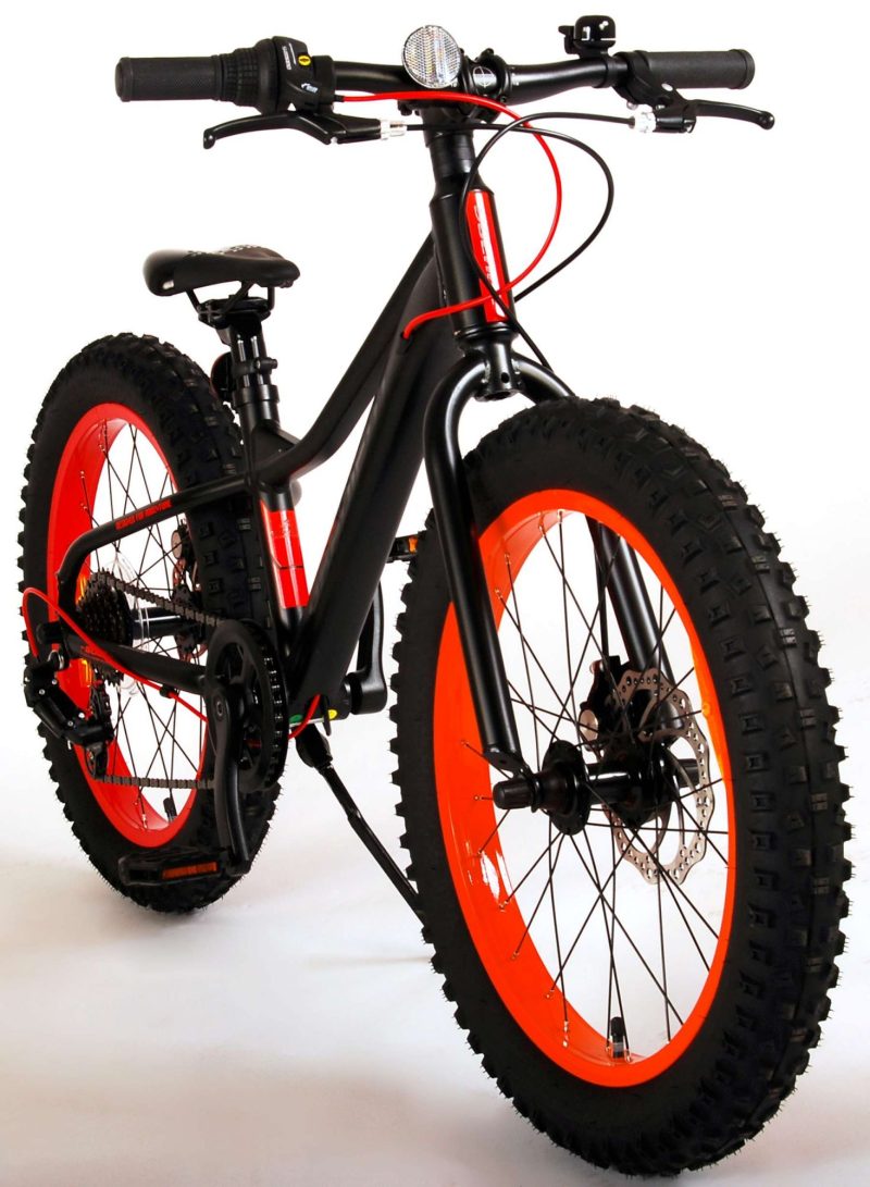 Volare Gradient Kinderfiets – Jongens – 20 inch – Zwart Oranje Rood – 6 speed – Prime Collection