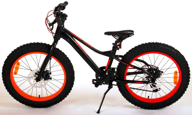 Volare Gradient Kinderfiets – Jongens – 20 inch – Zwart Oranje Rood – 6 speed – Prime Collection