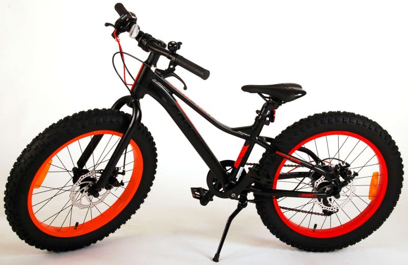 Volare Gradient Kinderfiets – Jongens – 20 inch – Zwart Oranje Rood – 6 speed – Prime Collection