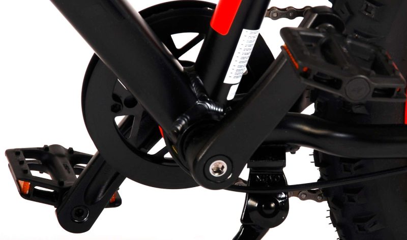 Volare Gradient Kinderfiets – Jongens – 20 inch – Zwart Oranje Rood – 6 speed – Prime Collection