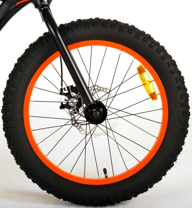 Volare Gradient Kinderfiets – Jongens – 20 inch – Zwart Oranje Rood – 6 speed – Prime Collection