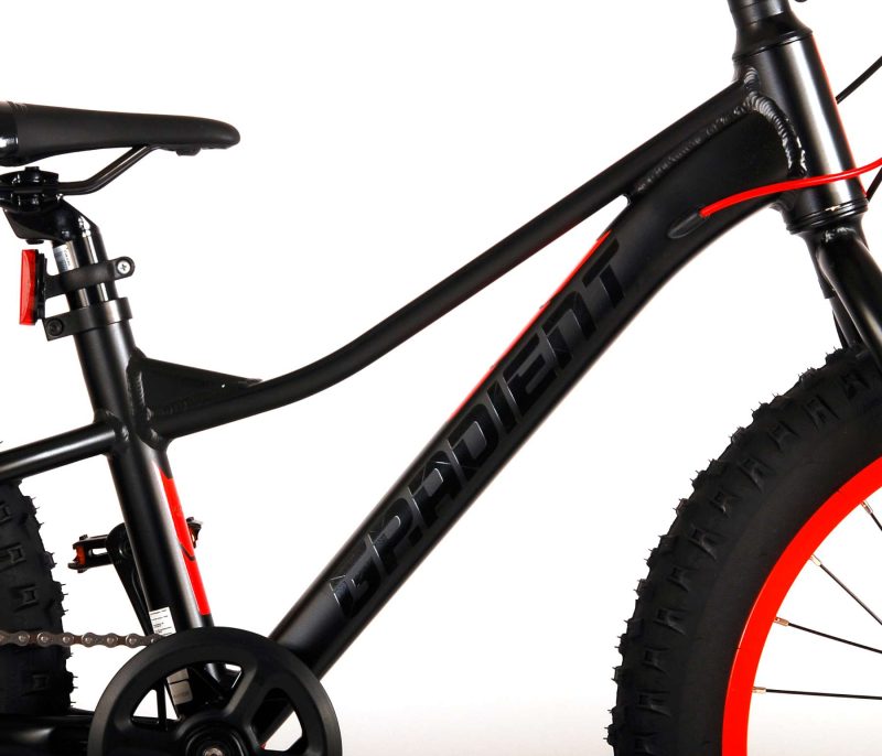 Volare Gradient Kinderfiets – Jongens – 20 inch – Zwart Oranje Rood – 6 speed – Prime Collection