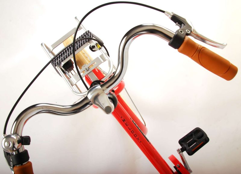 Volare Melody Kinderfiets - Meisjes - 20 inch - Koraal Rood - Twee Handremmen - Prime Collection