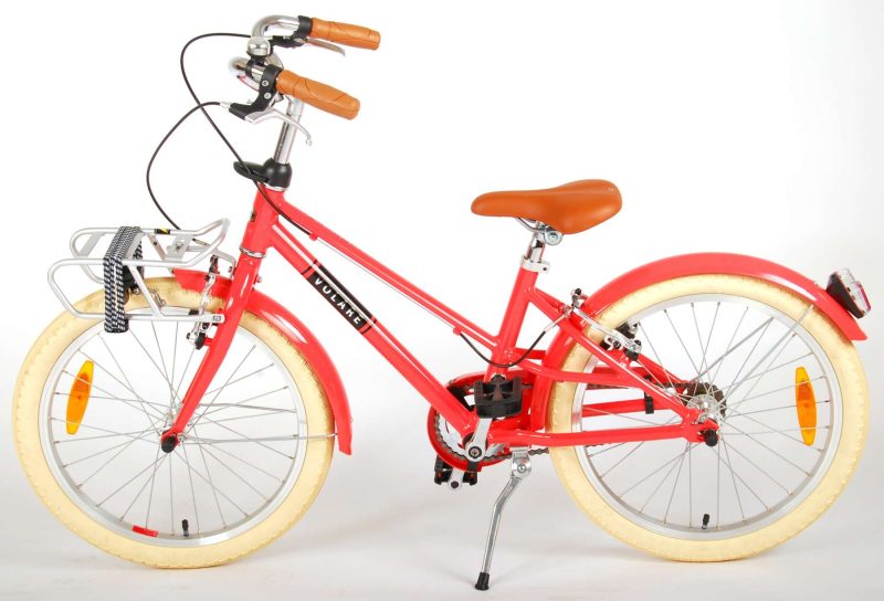 Volare Melody Kinderfiets - Meisjes - 20 inch - Koraal Rood - Twee Handremmen - Prime Collection