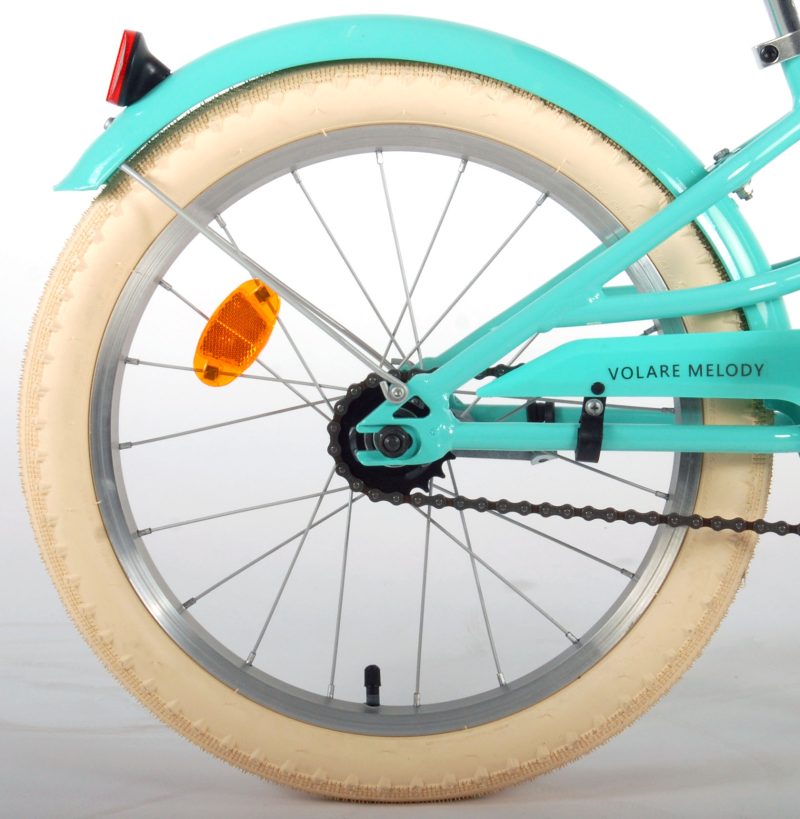 Volare Melody Kinderfiets - Meisjes - 18 inch - Turquoise - Prime Collection