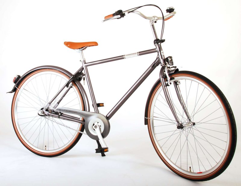 Volare Lifestyle Jongensfiets - Tiener - 48 cm - lage zadelstand- Grijs - 3 versnellingen