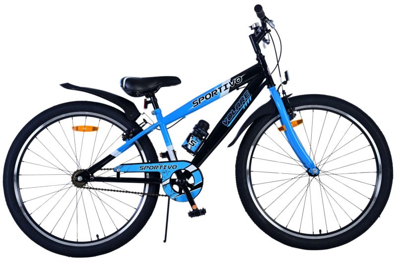Volare Sportivo Kinderfiets Jongens 24 inch Blauw Twee Handremmen