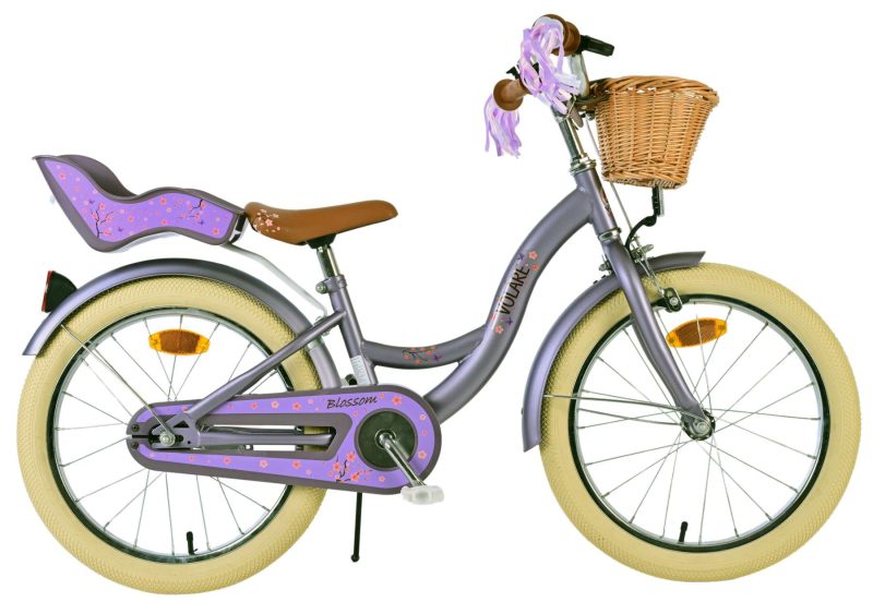 Volare Blossom Kinderfiets Meisjes 18 inch Paars