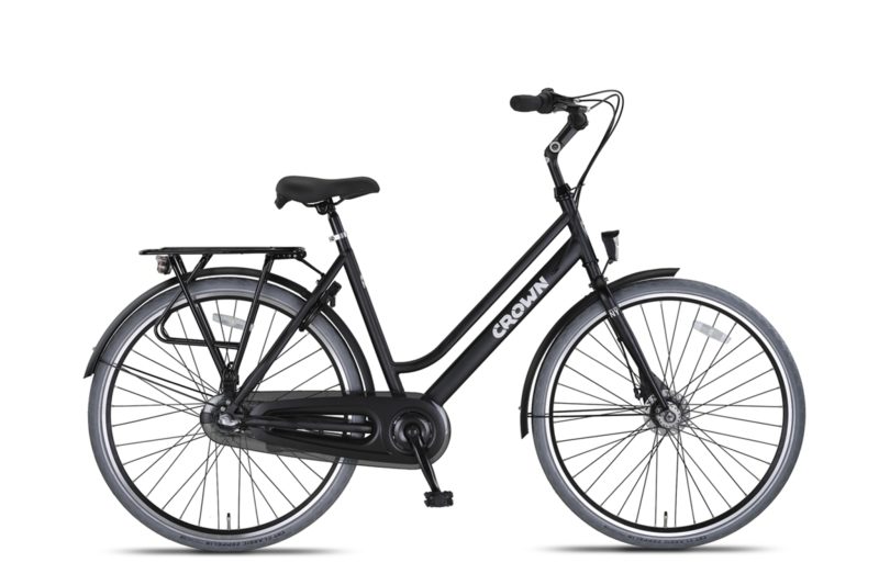 New York Plus 28inch Damesfiets 53cm N-3 Midnight Black