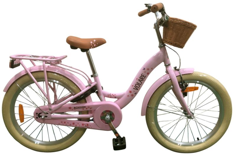 Volare Blossom Kinderfiets - Meisjes - 20 inch - Roze - Twee handremmen