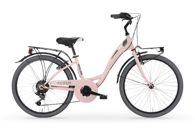 MBM AGORA 24" 6 versnellingen Roze(rijklaar)