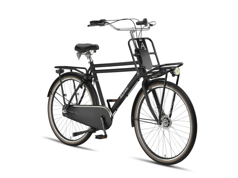 Altec Retro Transportfiets 28inch Heren 50/53 Mat Zwart