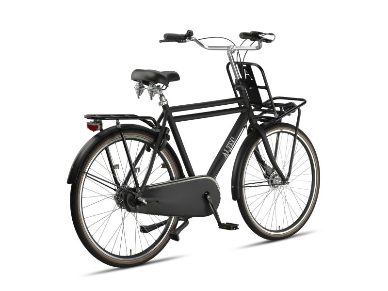 Altec Retro Transportfiets 28inch Heren 57 Mat Zwart