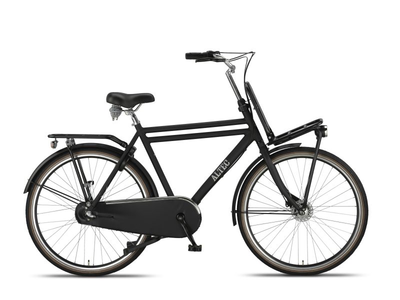 Altec Retro Transportfiets 28inch Heren 50/53 Mat Zwart